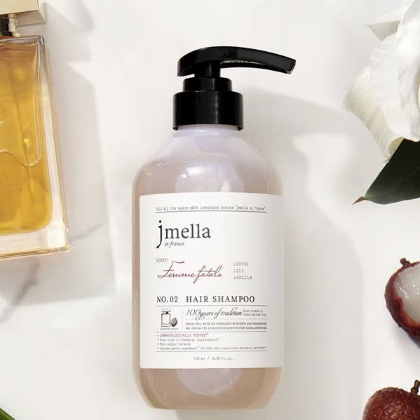 Jmella In France Femme Fatale Hair Shampoo 500ml for wholesale by Exod International