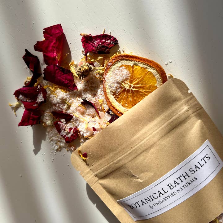 Unearthed Naturals - Wholesale Bath Salts - Love Struck - Calendula, Rose, & Orange Bath Salts | 10 oz 6