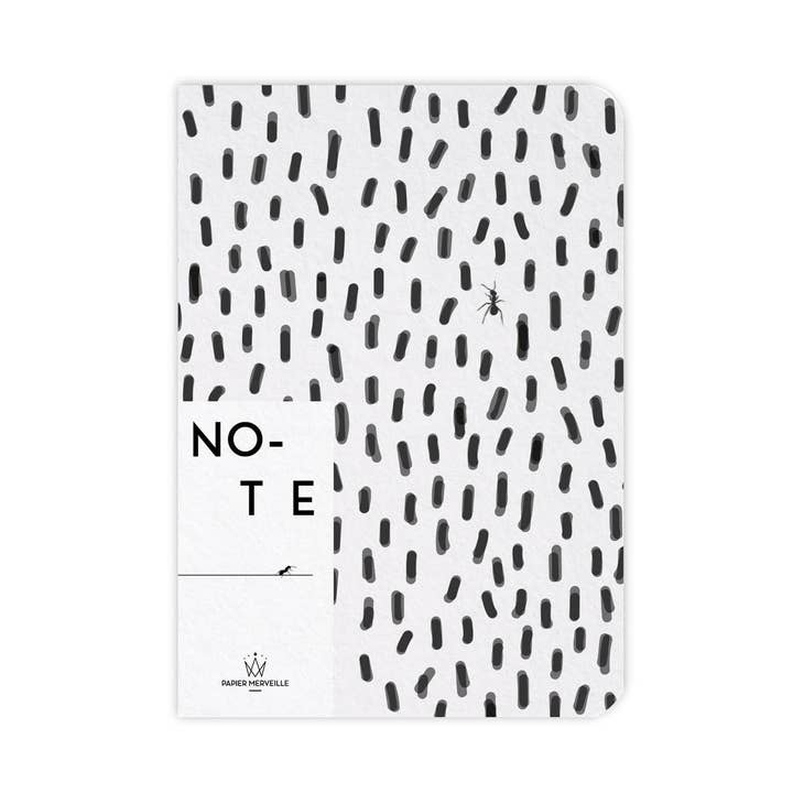 A5 spiral notebook - Ants for wholesale by Papier Merveille