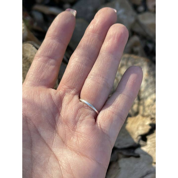 Nizhonitradersllc - Wholesale Single Stone/Solitaire Ring - Navajo Turquoise Double Stone & Sterling Silver Adjustable Ring