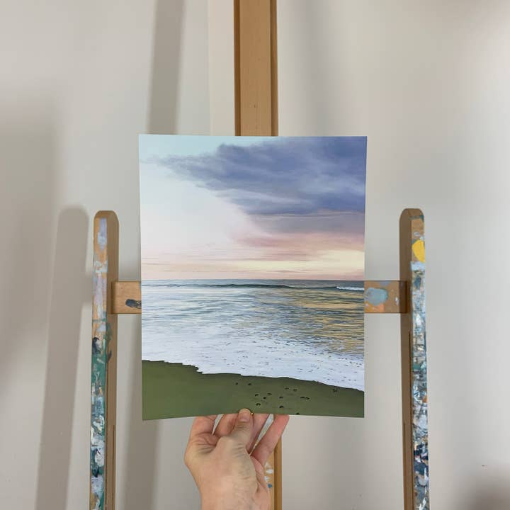 "Sunrise With My Best Friend" Print of a Painting for wholesale by Taylor Williams Studio