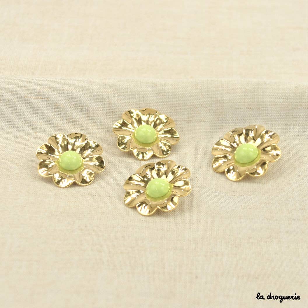 LA DROGUERIE - Wholesale Sewing Button/Snap - "Mary Quant" button 27 mm3