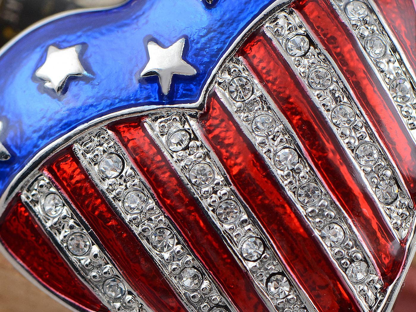 AK Brand – Großhandel Broschen – Brosche mit amerikanischer Flagge der USA, 4. Juli72