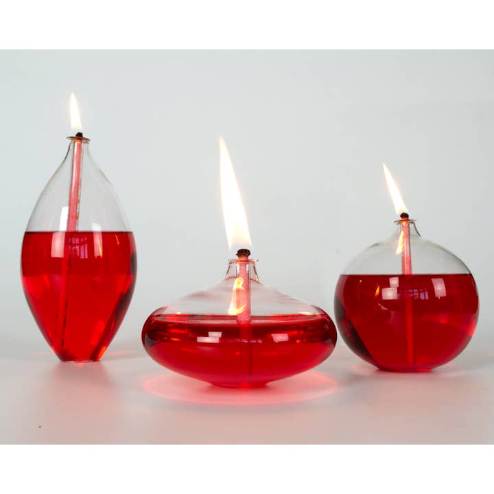 Bergs International - Wholesale Novelty Candle - Eden Lamp Set Transparent