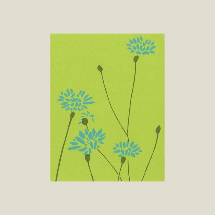 Kinaloon - Wholesale Everyday Greeting Card - Cornflower card