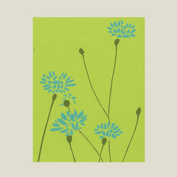 Kinaloon – wholesale Vardagliga hälsningskort – Blåklint kort0