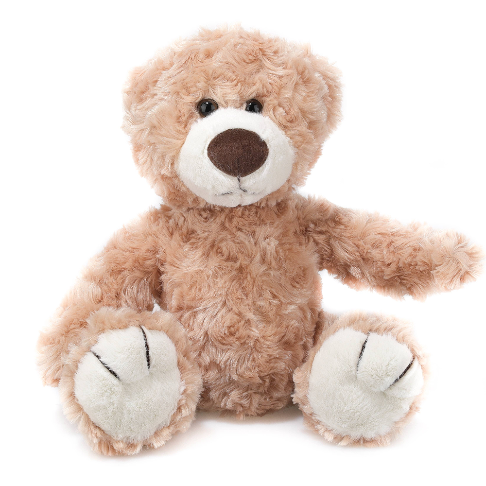 Plushland – wholesale Stuffed/plush toy – Kids & baby – 12″ Logan Bear Plush | Beige & Chocolate Bear Stuffed Animal0