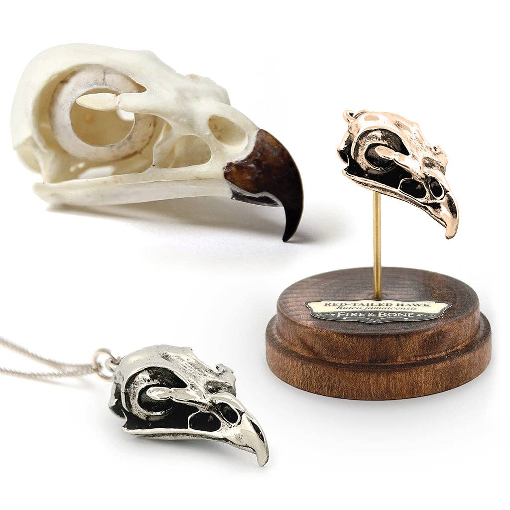 Fire & Bone - Wholesale Pendant/Charm Necklace - Red-Tailed Hawk4