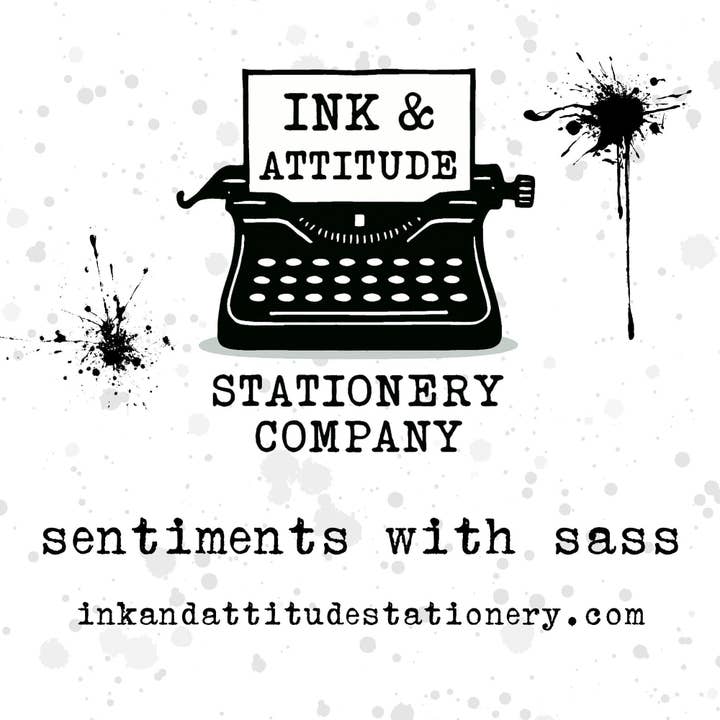 Ink & Attitude Stationery Company - Wholesale Friendship Card - funny coworker/friend leaving/moving card | i will miss you3