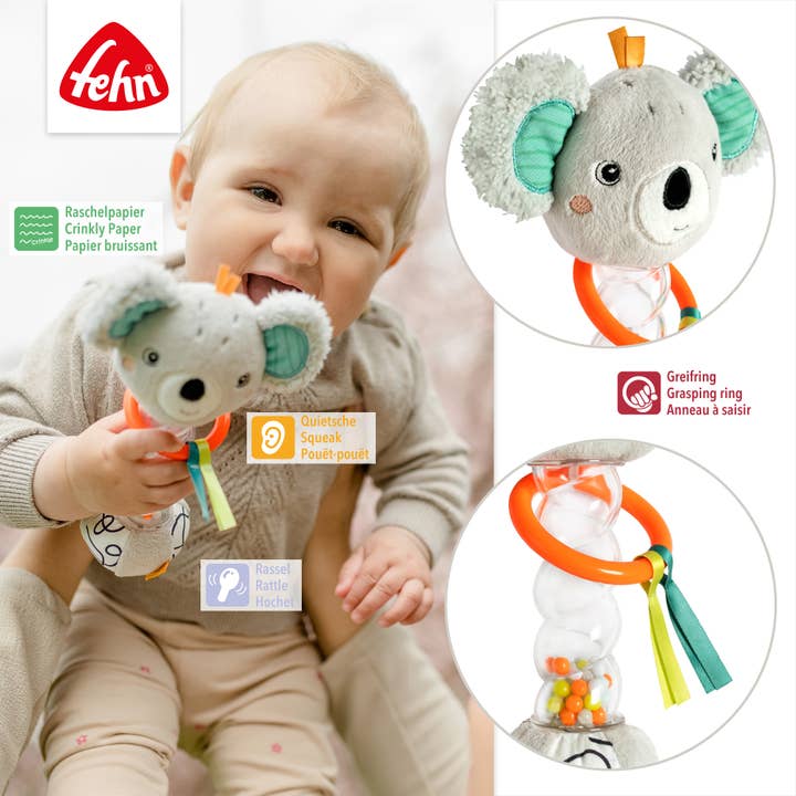 Fehn - Wholesale Rammelaar - Baby - Rainmaker Koala - speelgoed voor motoriek en rammelaar3