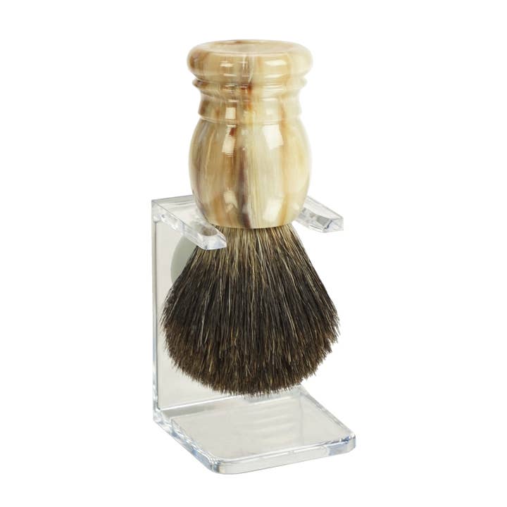 Set of shaving brushes 86005 + holder 9007, Rein Dachs brush for wholesale by Fantasia R. Espig KG