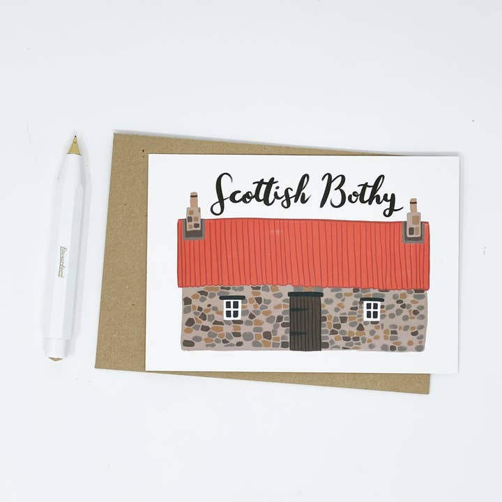 Lomond Paper Co - Wholesale Everyday Greeting Card - Scottish Bothy1