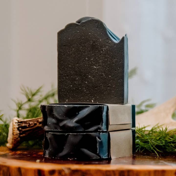 Charcoal Face Soap Bar for wholesale by Sneedsboro Soap Company