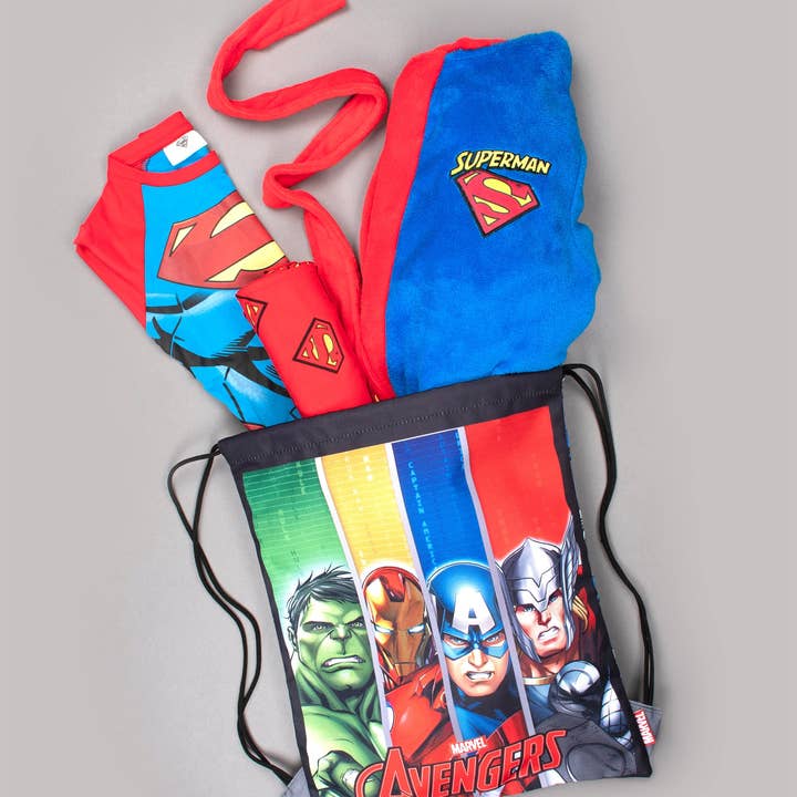 Fringoo Group Ltd - Wholesale Robe - Kids - Personalised Kids Superman Robe3