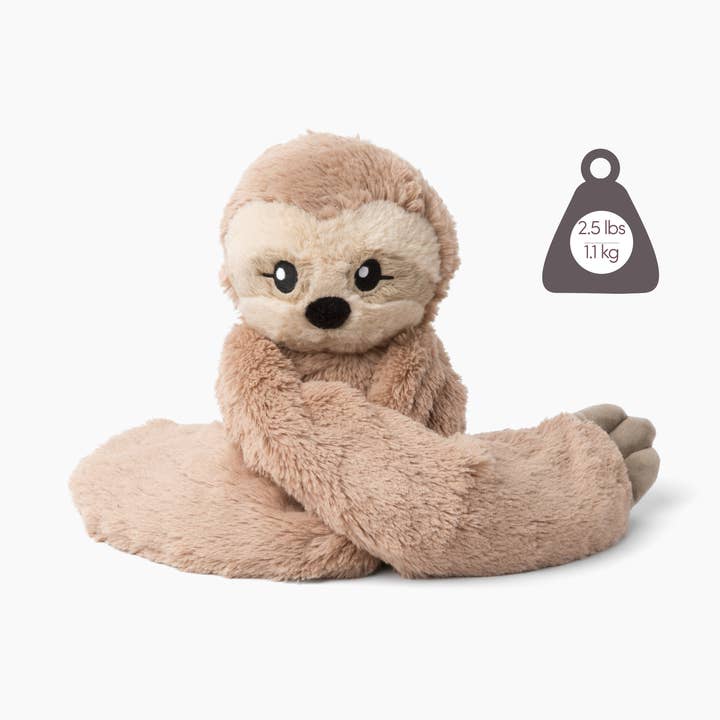 Hugimals | Hugarounds - Sloth | Weighted Cuddle Plush for wholesale by PJM Distributions Inc