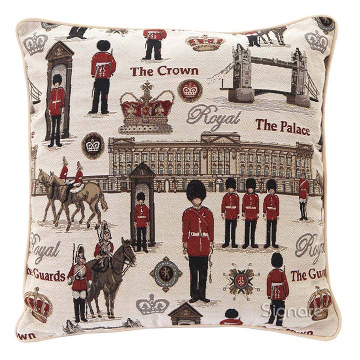 Royal Guard - Cushion Cover 45cm*45cm for wholesale by Signare Tapestry