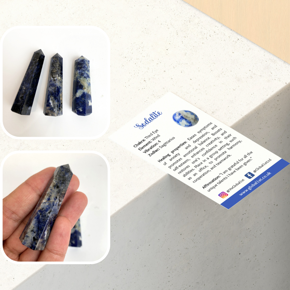 VIE - Vendita all'ingrosso Pietra/cristallo spirituale - Piccola torre obelisco 5-7 cm51