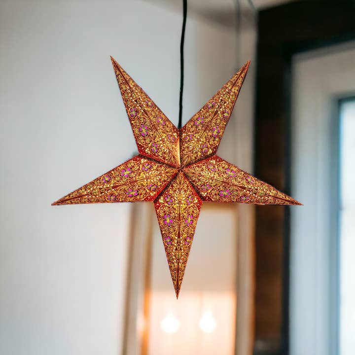 Om Gallery – wholesale Papperslykta/-lampa – Om Paper Star Lantern - Grenar