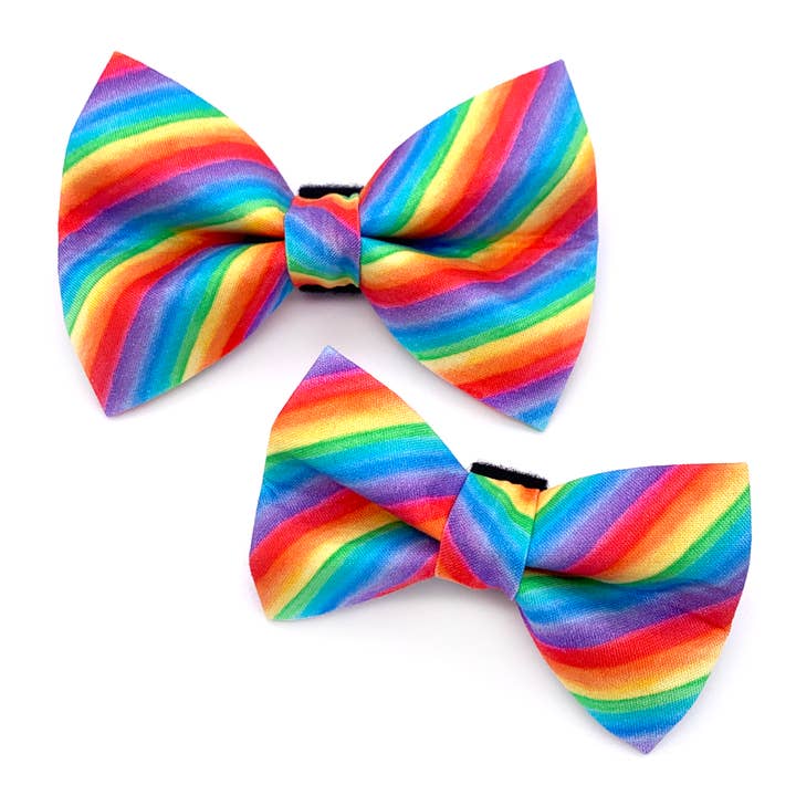 Winthrop Clothing Co. - Wholesale Pet Bow Tie - Dog - Rainbow Dog Bow Tie4