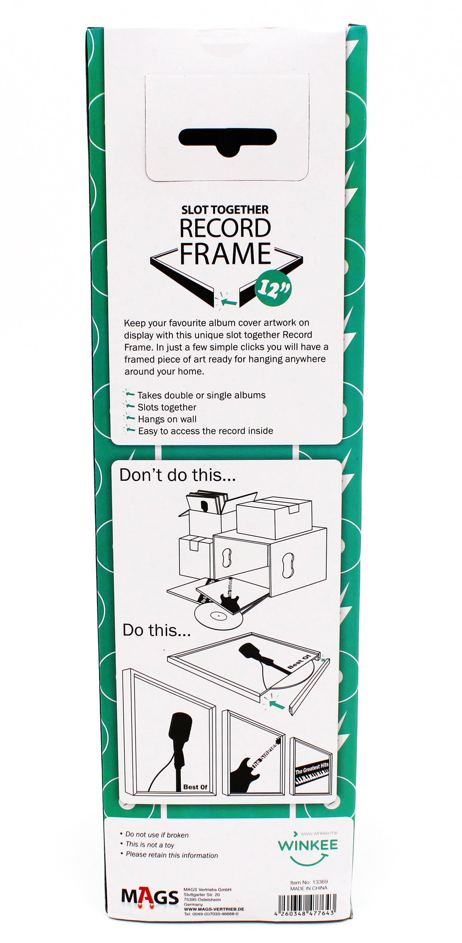 MAGS – wholesale Picture frame – 12" picture frame for LPs2