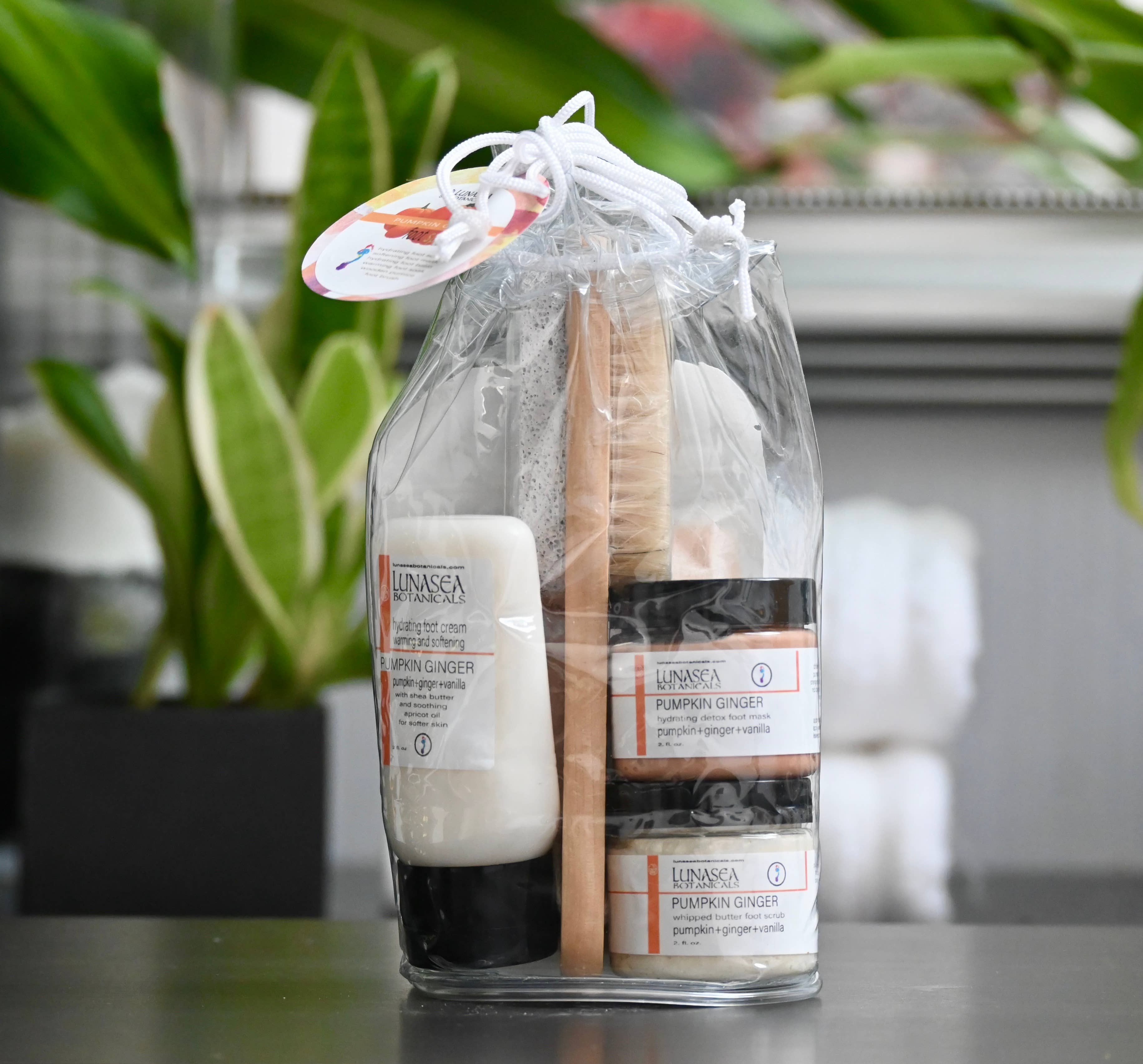 lunasea botanicals - Wholesale Foot Scrub/Polish - Pumpkin Ginger Pedi Spa Kit5