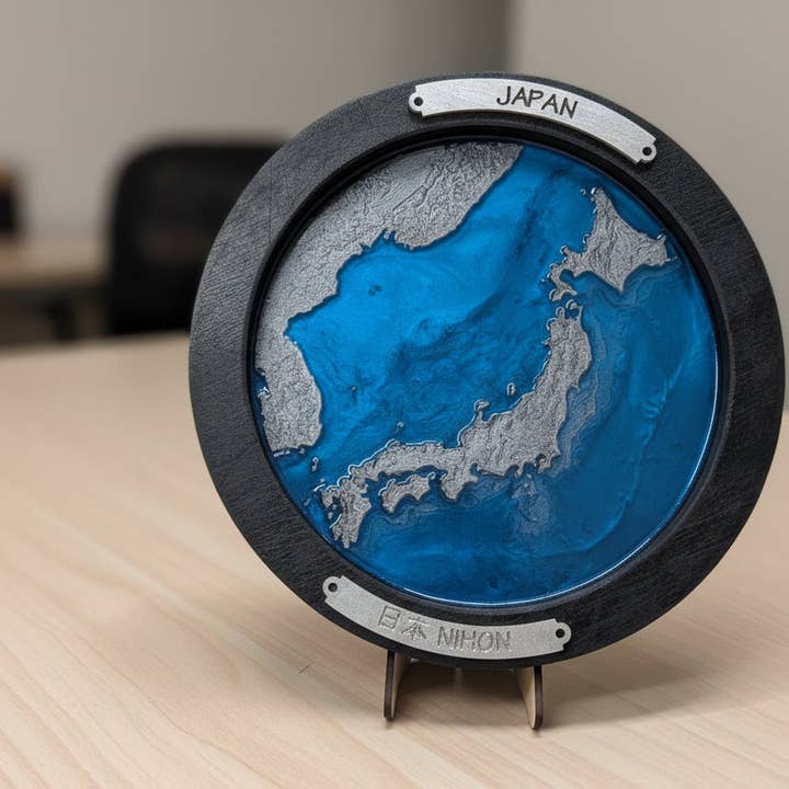 Japan - Island Topo for wholesale by Mongoose Design