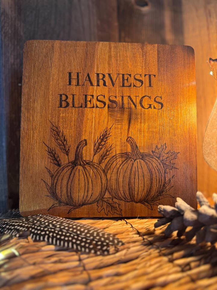 harvest blessings trivet for wholesale by 309 Artistry