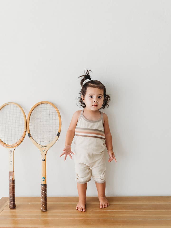 L'ovedbaby - Wholesale Jumpsuit - Baby - Organic Terry Cloth Overall in Neutrals