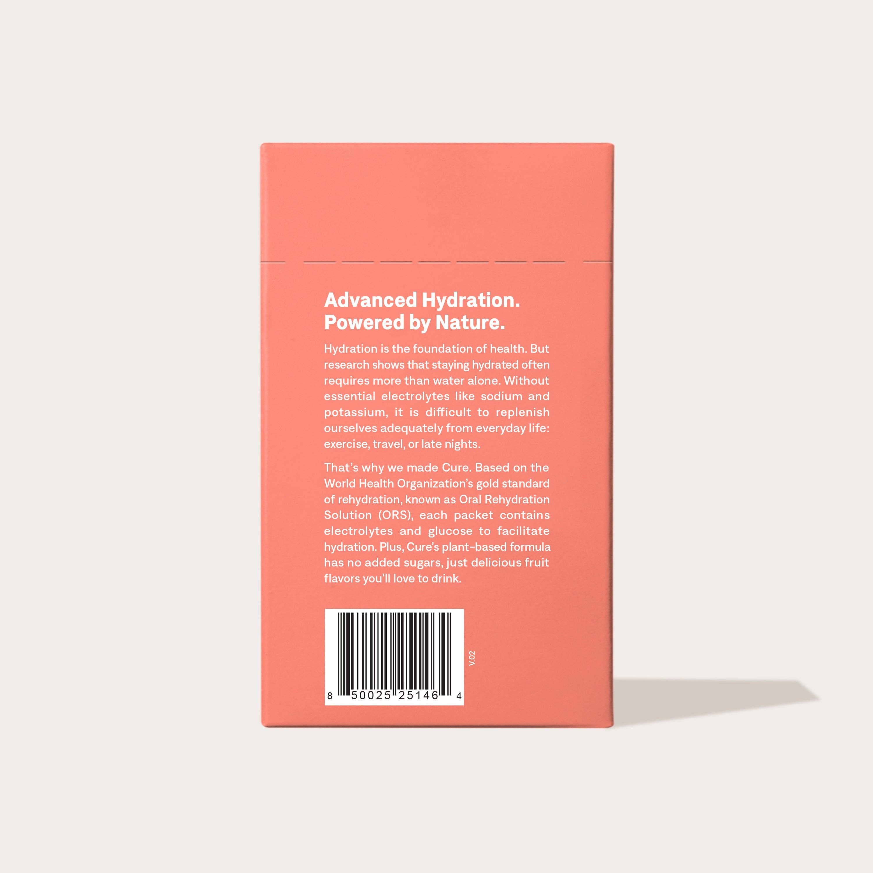 Cure Hydration - Vente Boisson diététique en poudre - Mélange pour boisson électrolytique hydratante Fraise Kiwi (8 unités)1