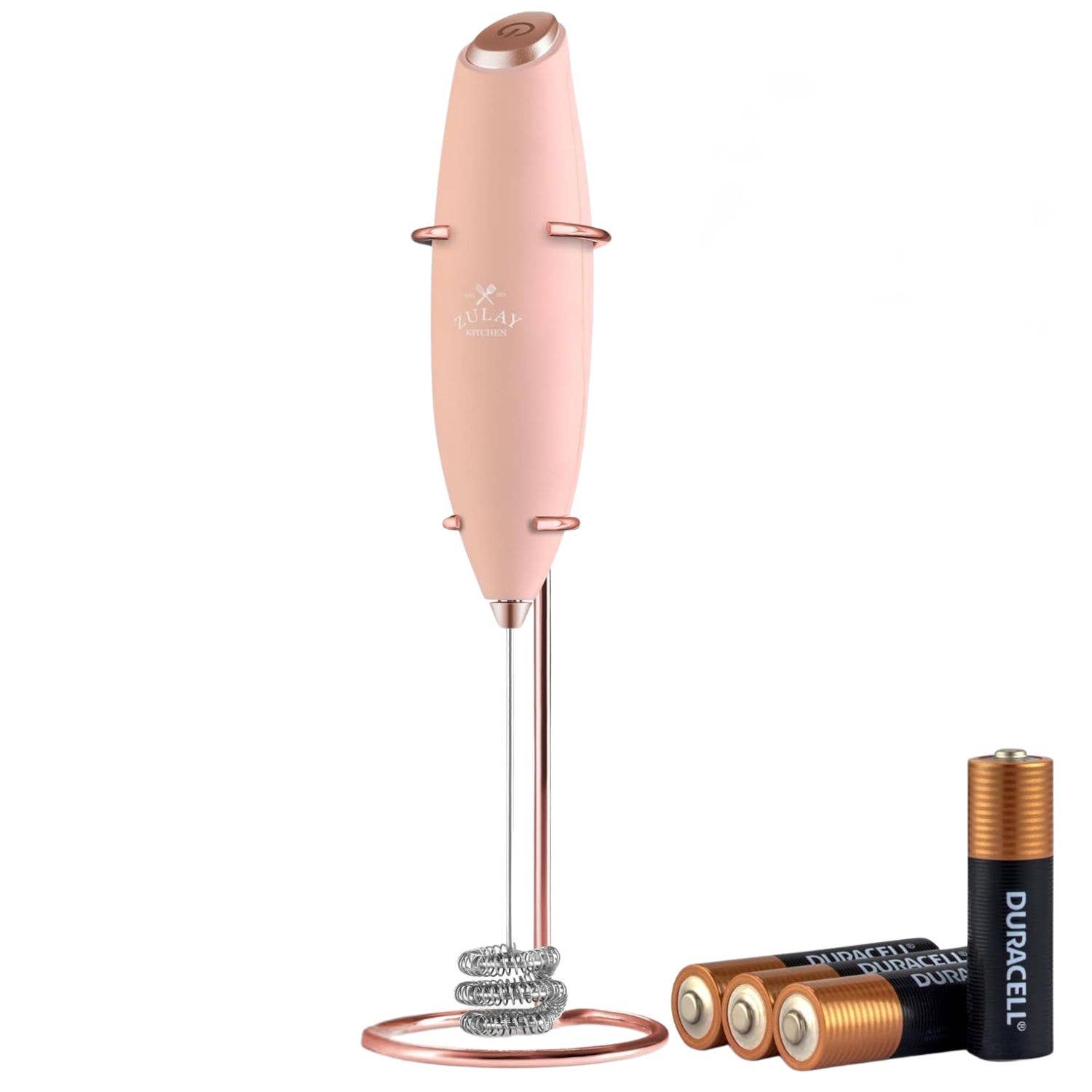 Zulay Kitchen - Wholesale Kitchen Tool/Gadget - Tornado Milk Frother Whisk – Includes 4 AA Batteries10