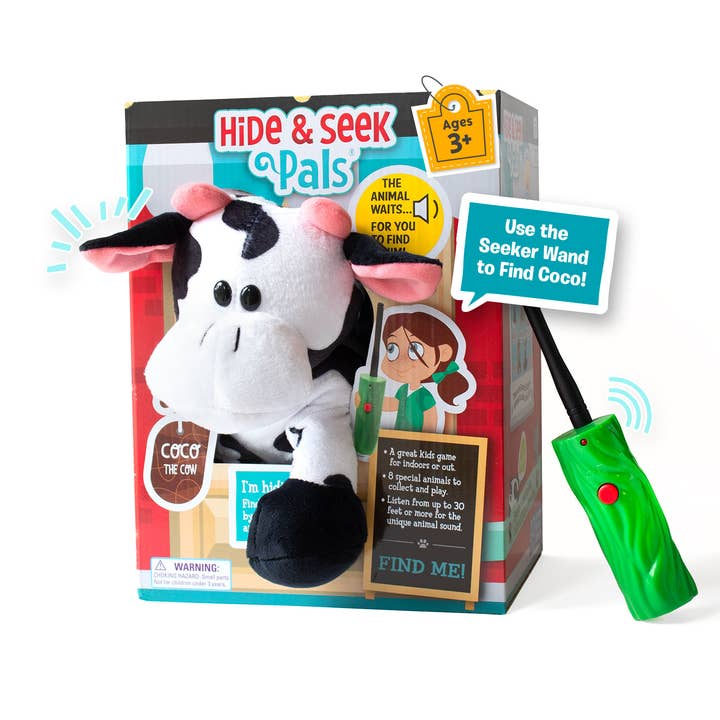 Hide & Seek Pals - Coco the Cow for wholesale by R & R Games
