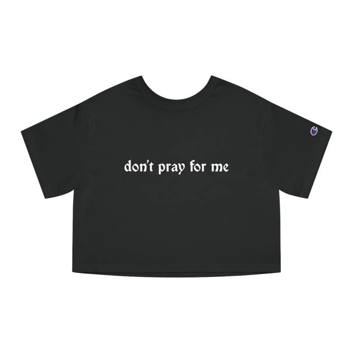 Be inte för mig tungvikt crop top för wholesale av Goth Cloth Co.