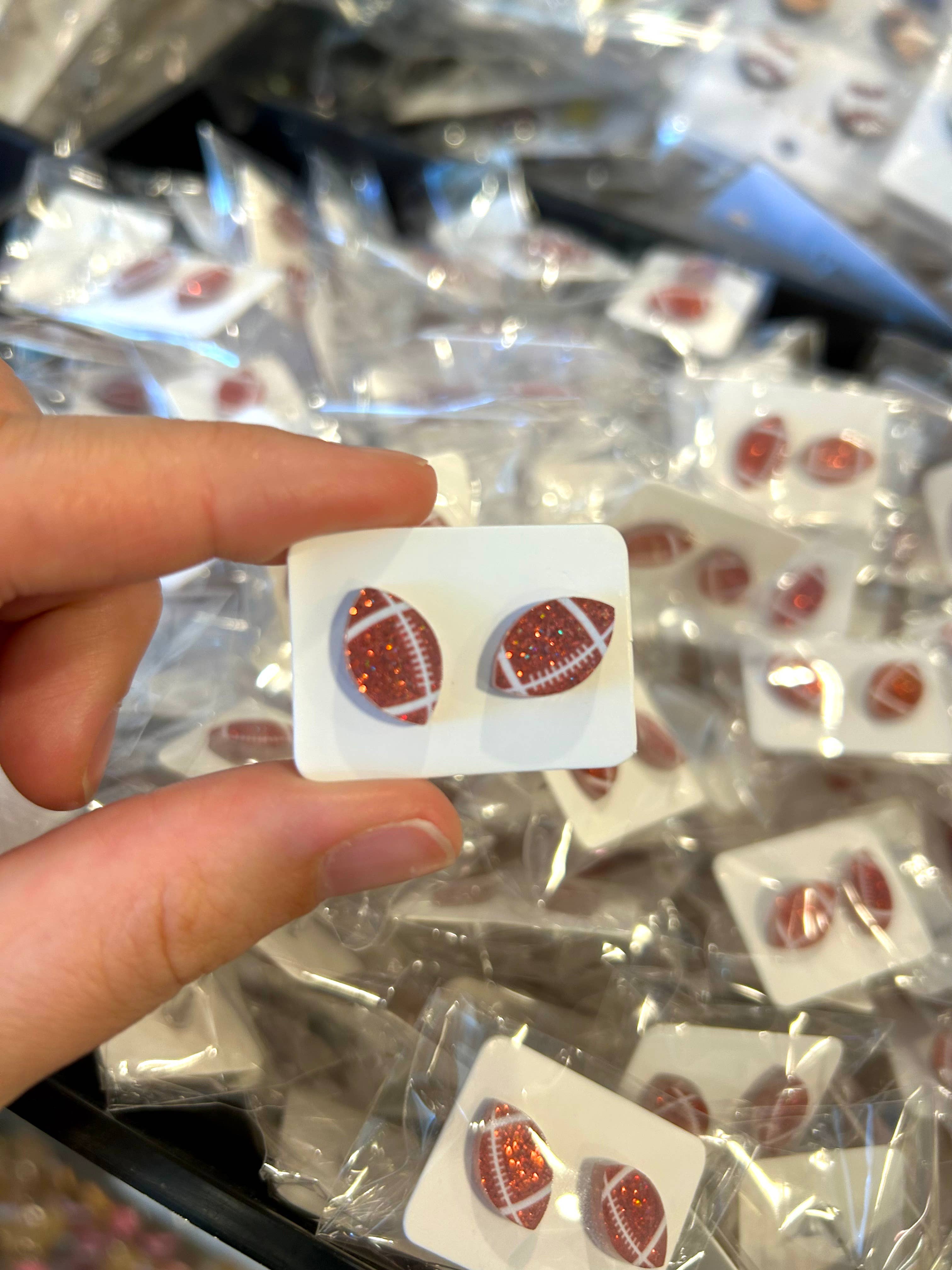 Kate Tuesday Jewelry - Wholesale Stud/Post Earrings - 🏈99 Cent Football Stud Earrings1