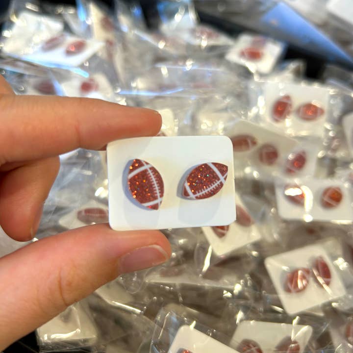 Kate Tuesday Jewelry - Wholesale Stud/Post Earrings - 🏈99 Cent Football Stud Earrings1