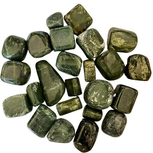 AAA Nephrite (Canadian) Jade Tumbled Stones for wholesale by The Reiki Shop
