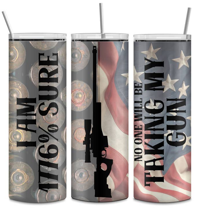 Patriotic 2A 1776% Sure Tumbler for wholesale by FloBama Girls Wholesale