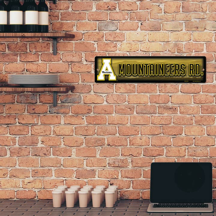 Rico Industries - Wholesale Sign - Appalachian State 4" x 16" Street Sign2