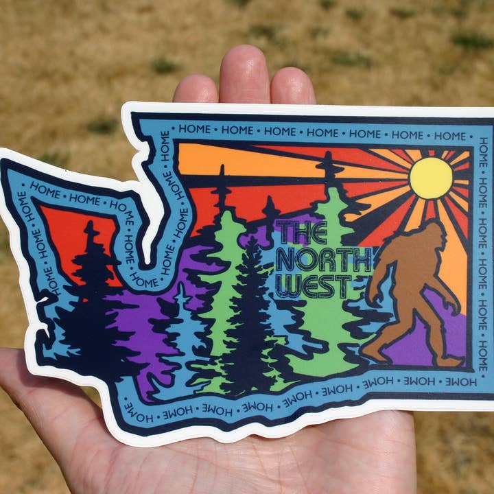 Discovery Stickers - Wholesale Sticker - The North West, Washington State Vinyl Sticker1