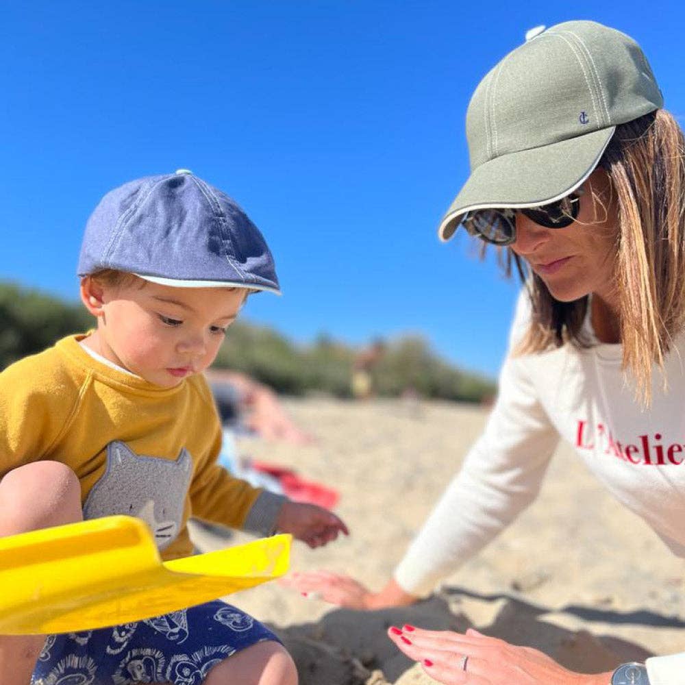 Le Chapoté - Wholesale Baseball Cap - Kids - Gavroche child “Petit Melon” - Marine1