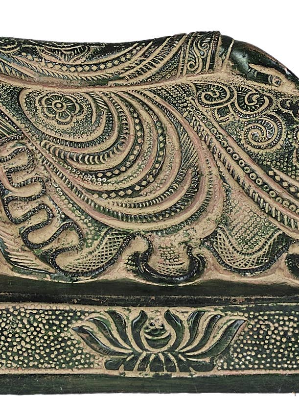 12" Mahaparinirvana Buddha In Brass | Handmade for wholesale by Exotic India Art