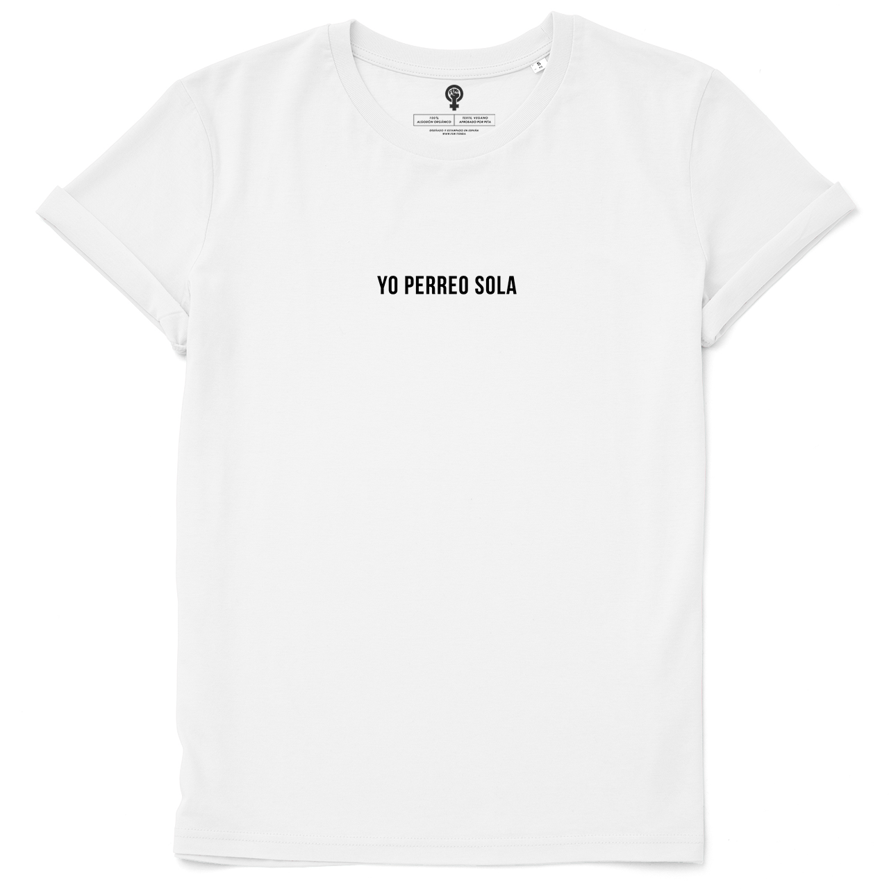 FEM - Venta al por mayor Camiseta serigrafiada - Mujer - Yo perreo sola2