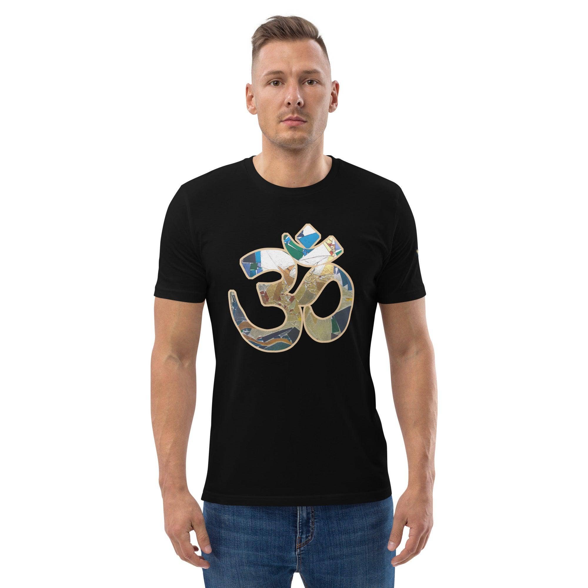 Freeyourmindfashion - Wholesale Screen Printed T-Shirt - Men's - Mozaiek White Gold Ohm0