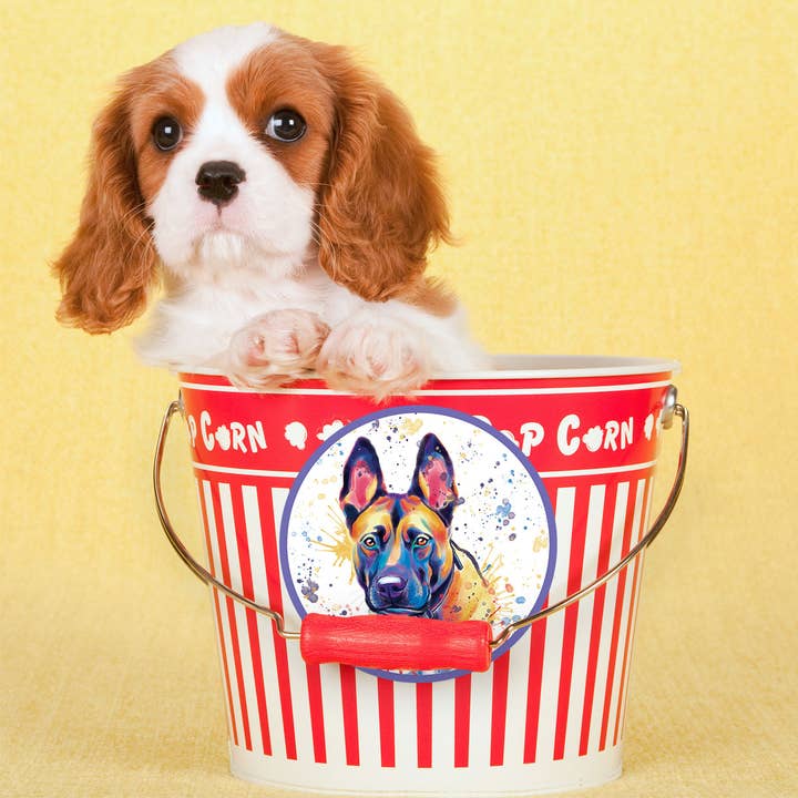 RetroPlanet - Wholesale Sticker - Belgian Malinois Dog Watercolor Style Vinyl Sticker2