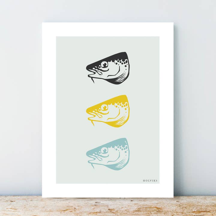 Kunstkort Cod for engroshandel hos Holviks