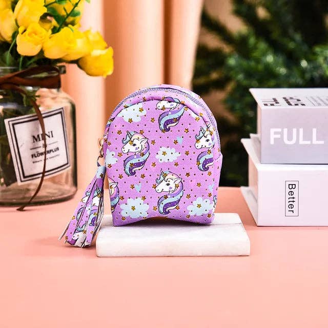 KiddieKickz - Wholesale Coin purse – kids - Cute Unicorn Coin Handbag2