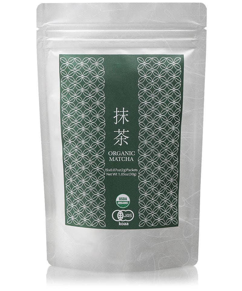 KagoshimaTea.com - Wholesale Health/Detox Tea - Organic Kagoshima Ceremonial Matcha - On-the-Go Stick Single0