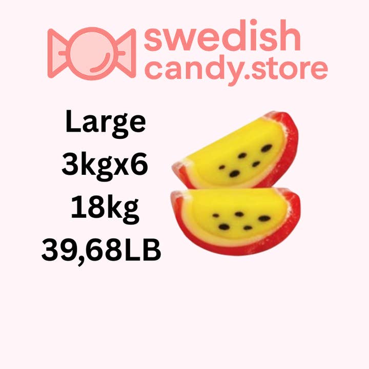 Swedish Candy.Store - Swedish Candy - Wholesale Gummy - Swedish Candy Sour Passion Fruit Slice 3kg/6.61lb2