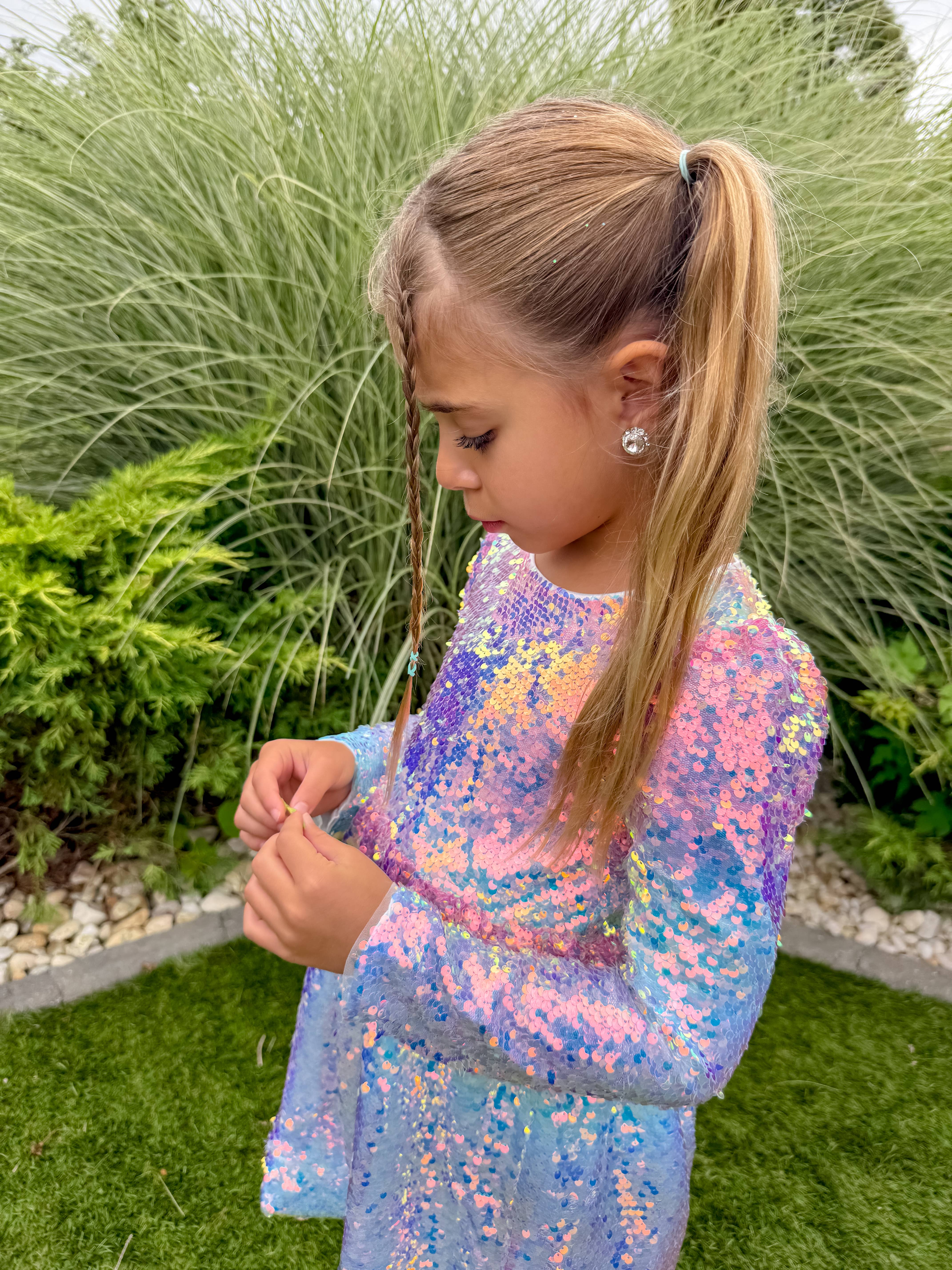 Ellie and Mila - Venta al por mayor Vestido - Niños - Vestido de fiesta con lentejuelas degradadas5