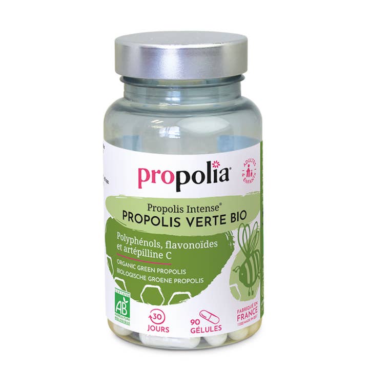 Gélules de Propolis Verte Bio - Immunité & Défenses Naturell pour la vente par Propolia®