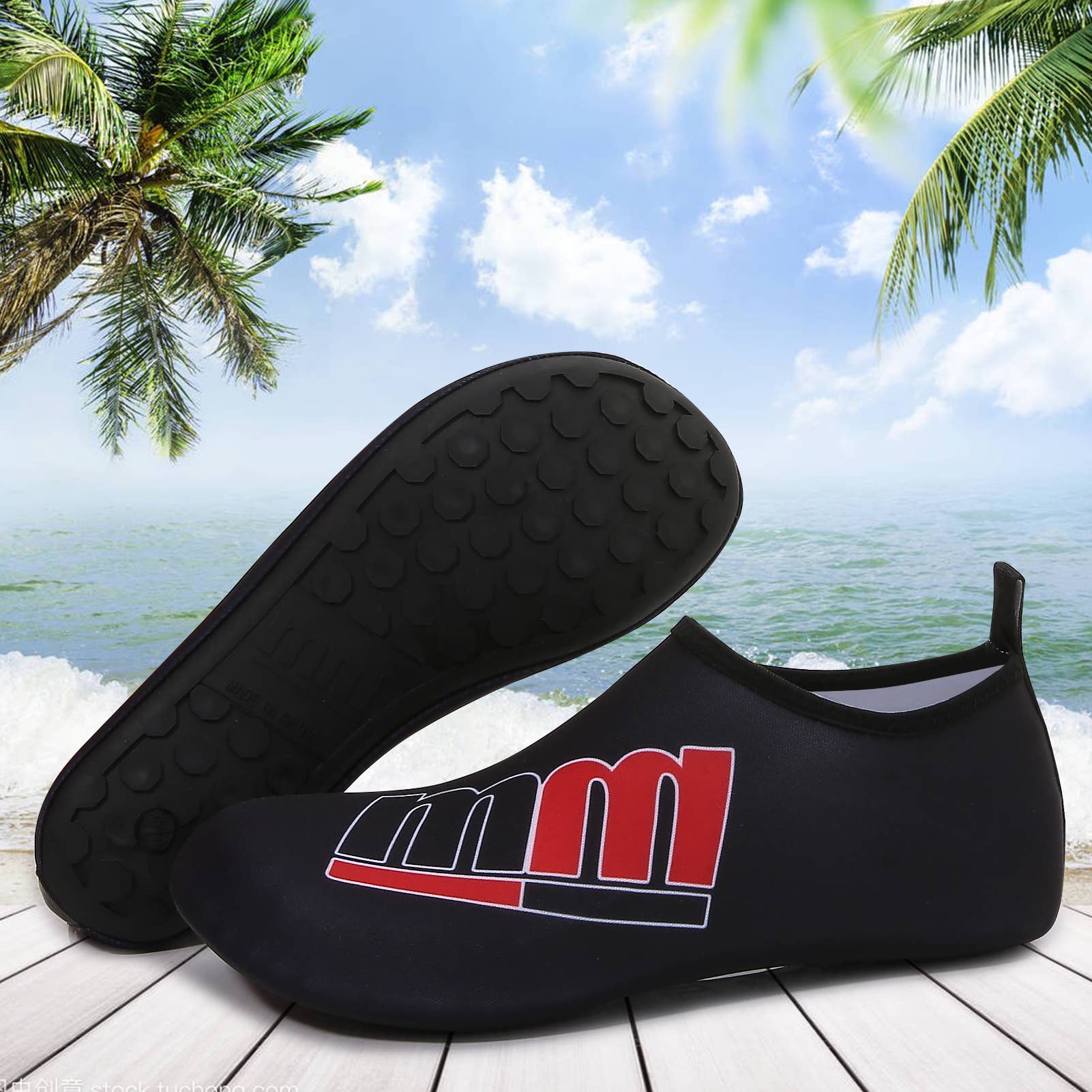 Shop Lev - Wholesale Water Shoes - Women's - Unisex Anti-Slip Socks Quick Dry Beach Water Shoes [Pck] -540